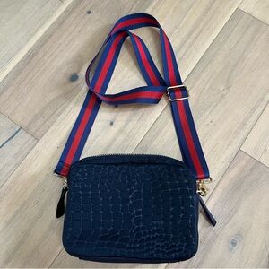 Stella & Dot Crush It Camera Bag Crossbody Navy Blue (LIKE NEW!)
